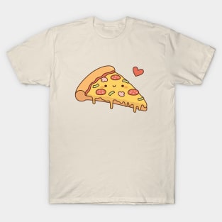 Cute Pizza Love Doodle T-Shirt